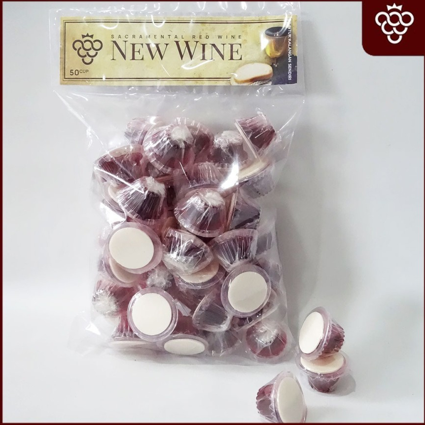 

Paket Anggur Perjamuan Kudus + Hosti Polos Isi 50 (PNW50H)