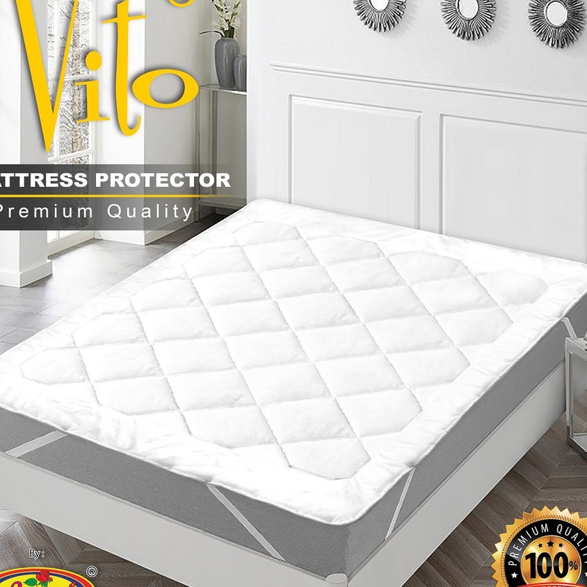Unggul Vito Akiko  Mattress Matras Protector Pelindung Kasur Spring Bed King 2x2 King 18x2 Queen 16x