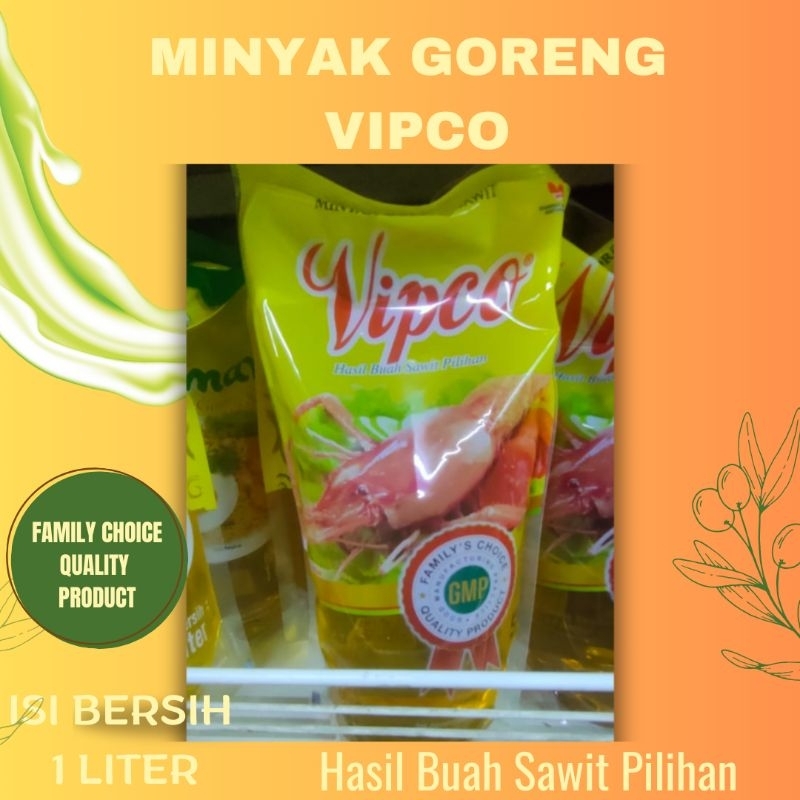 

Vipco Minyak Goreng Sawit 1 Liter