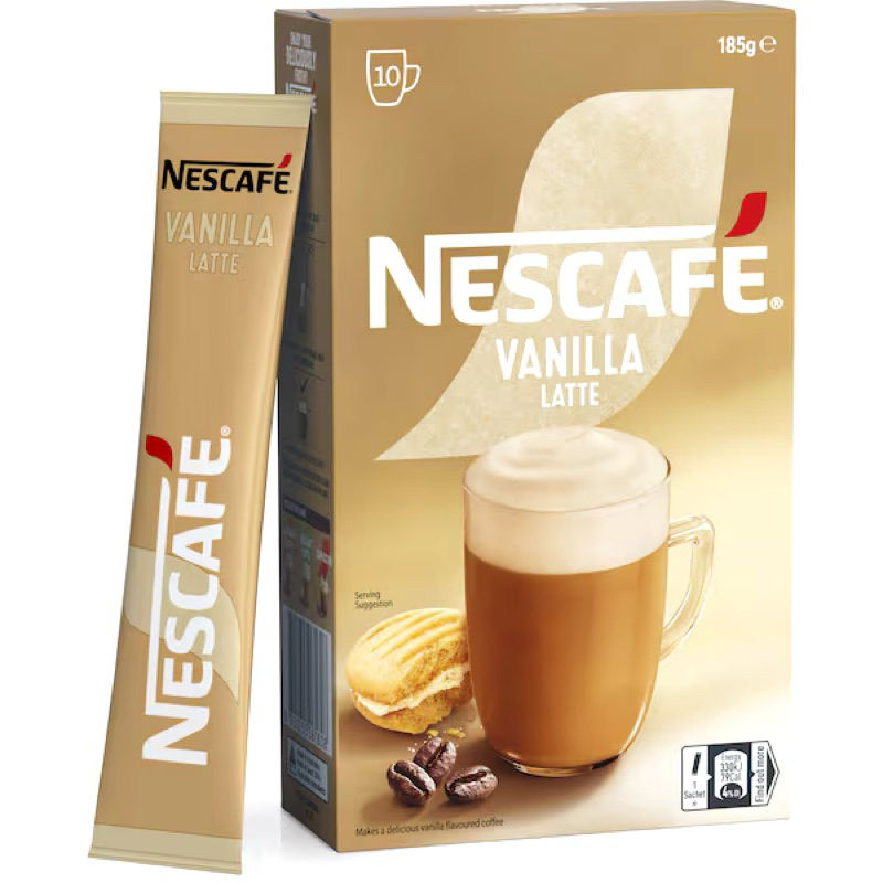 

Nescafe Vanilla Latte Coffee Sachets 10 Pack - Australia