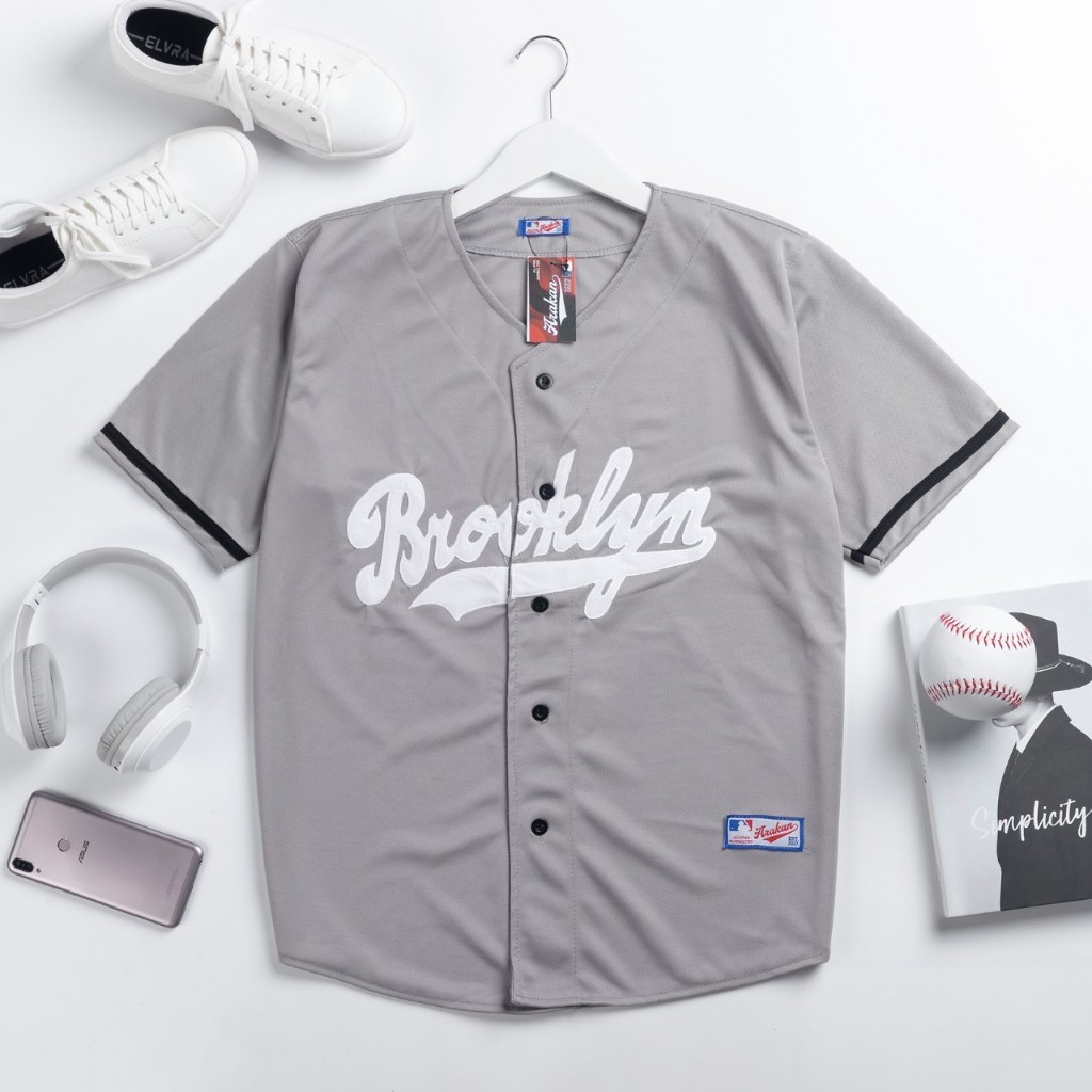Kaos jersey baseball/baju baseball & softball/kaos baseball pria dan wanita oversize masakini