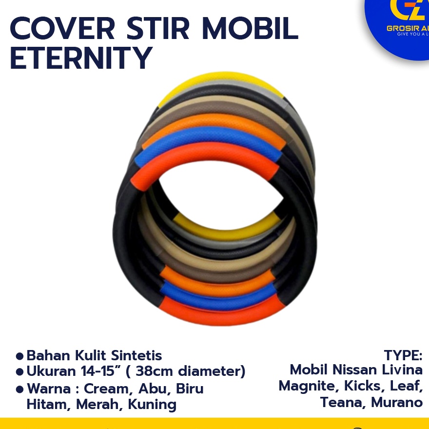 ORIGINAL Cover Stir Setir Mobil KIJANG PANTHER KUDA VITARA ESCUDO TARUNA  Sarung Karet Stir Mobil Ku