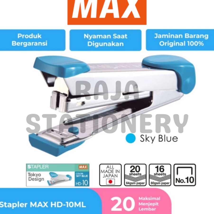 

TERLARIS MAX STAPLER HD1 TOKYO DESIGN STEPLER MAX HD1 CEKREKAN HEKTER ORIGINAL BERKUALITAS