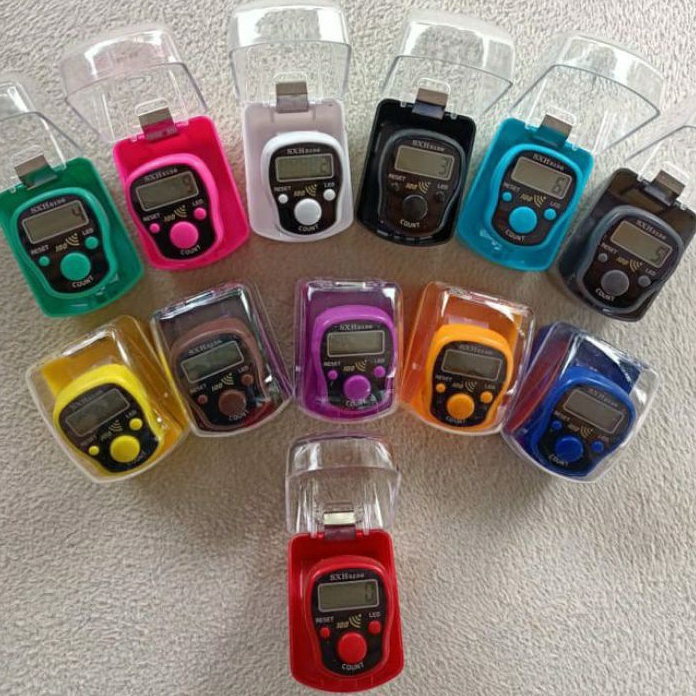 TERBARU TASBIH DIGITAL LED  ALARM BEEP BERBUNYI SETIAP KELIPATAN HITUNGAN 1