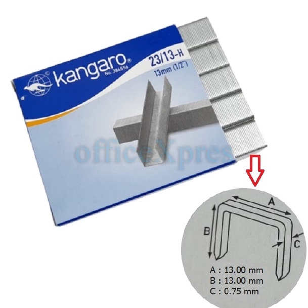 

STOK TERBARU Isi stapler Staples Heavy Duty Staples 23131213 kangaro Refill Heavy Duty Stapler