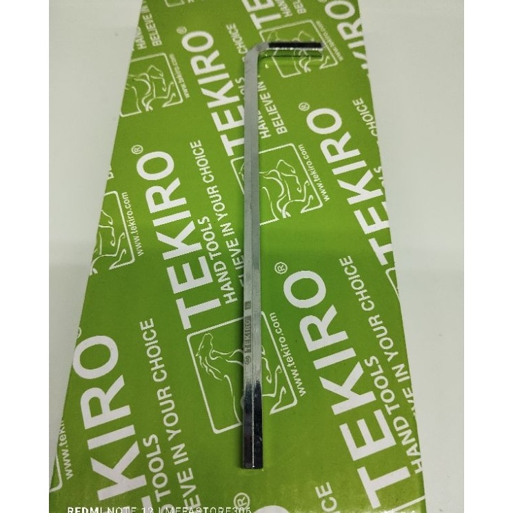 Baru Viral  Tekiro Kunci L 4 5 6 8 1mm Panjang Segi 6 kunci L 4mm 5mm 6mm 8mm 1mm satuan panjang tek