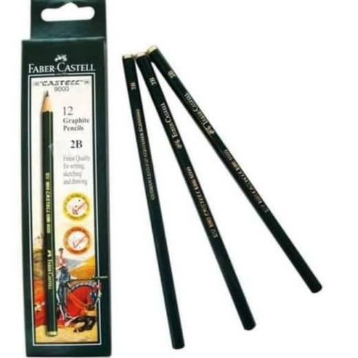 

SERBA MURAH PENSIL FABER CASTELL 9 2B 12 PCS