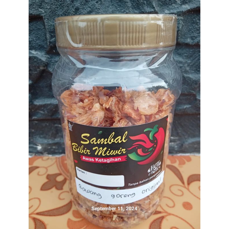 

Bawang Goreng premium rasa original isi 110 gr