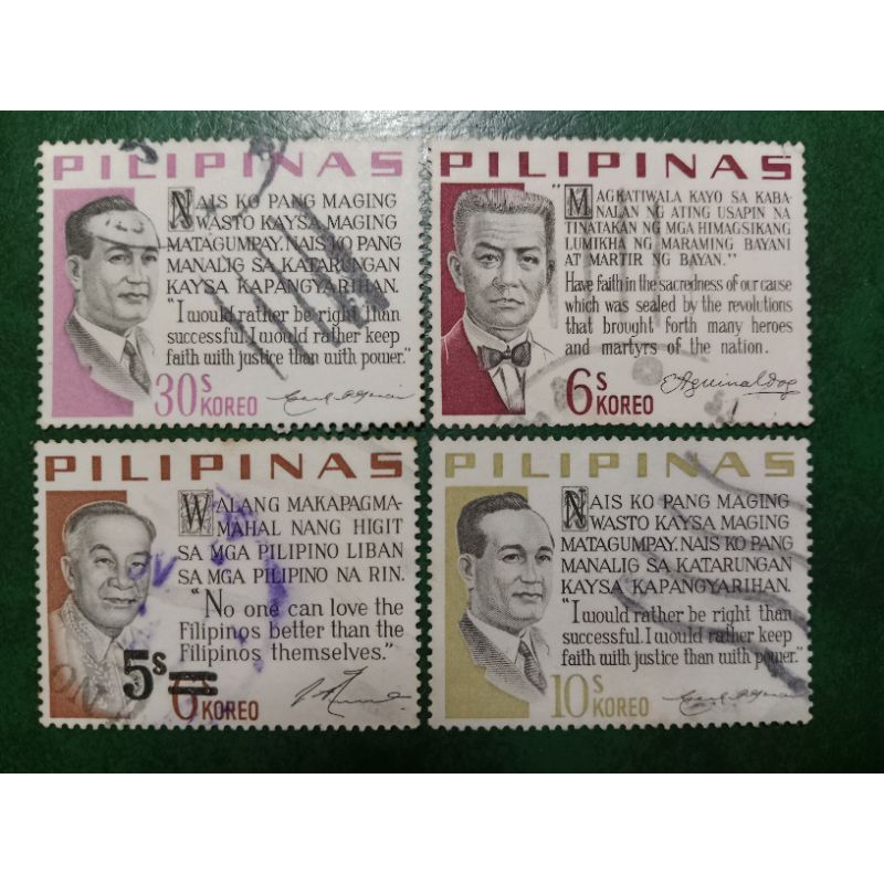 

Prangko Filipina 4 Pcs Campur USED