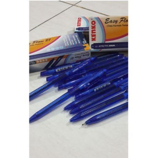 

Pulpen Kenko Easy Flow 21 Warna Tinta Biru