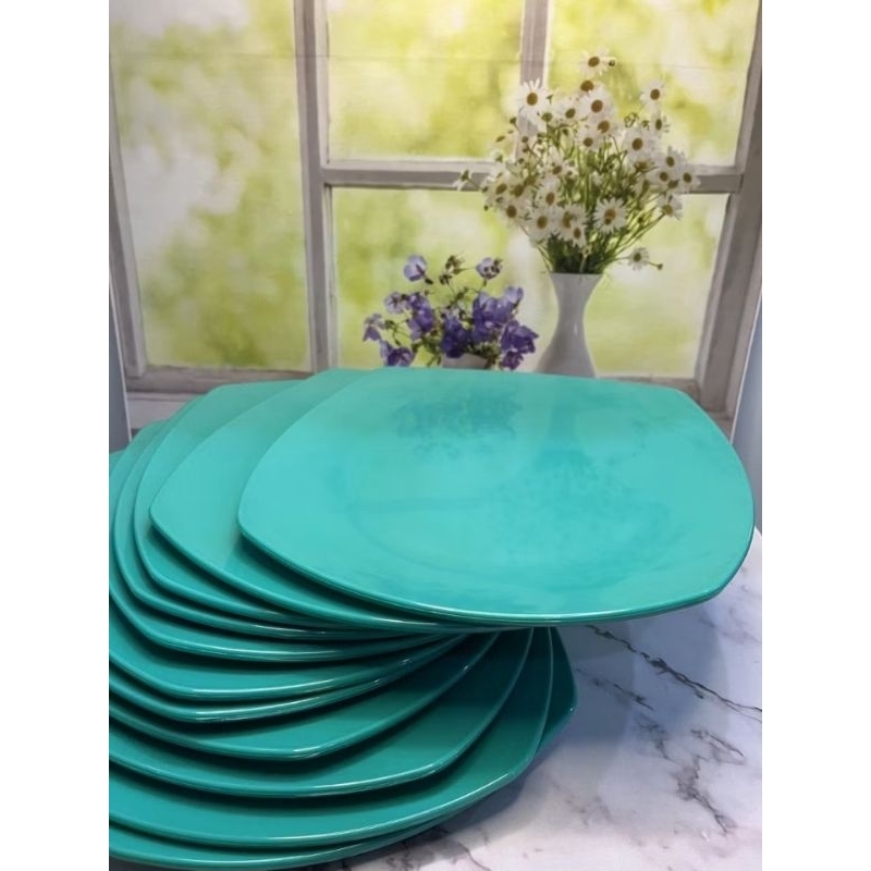 PIRING SAJI MELAMIN KOTAK CEPER TOSCA