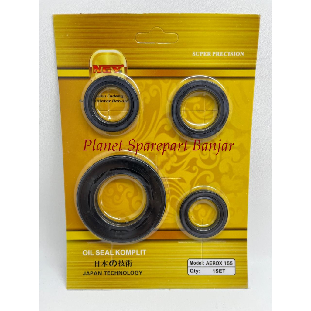 Seal / Oil Seal Komplit Yamaha Aerox 155 NGY Gold