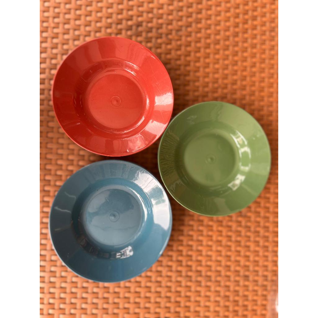 Piring Makan Plastik 8" 6pcs / Piring Makan Murah / Piring Warung/ Piring Plastik 6pcs