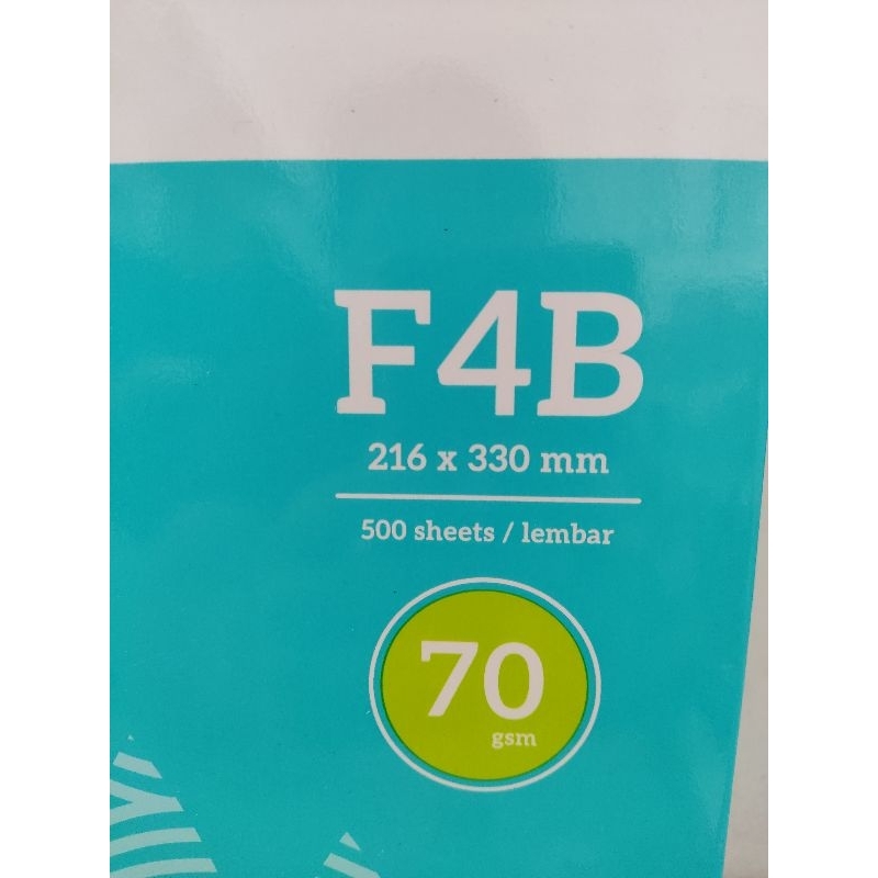 

Kertas F4 Natural 70 gram, 216 x 330 mm, 500 lembar (1 Rim)