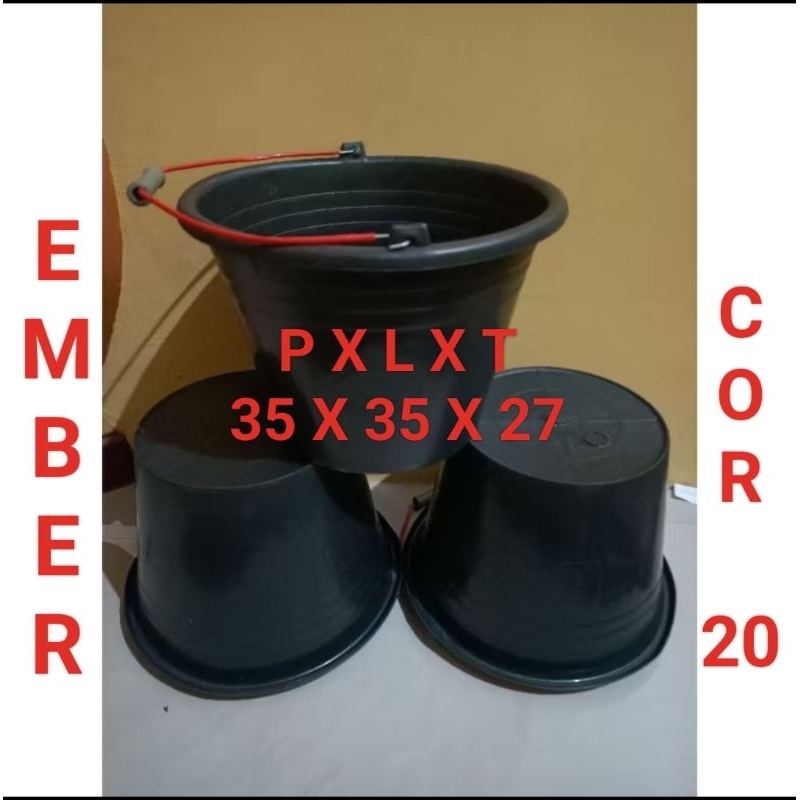 Ember cor 20 item, gagang kawat