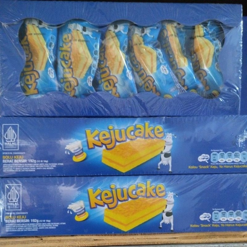 

keju cake bolu keju 1pak isi 12pcs 16gr