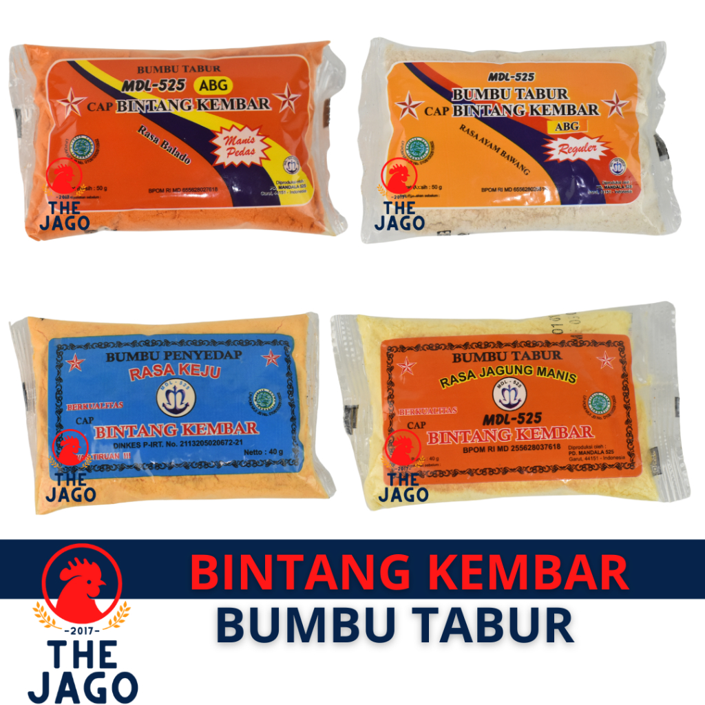 

Bintang Kembar MDL Bumbu Tabur ABG All Varian Rasa 50gr
