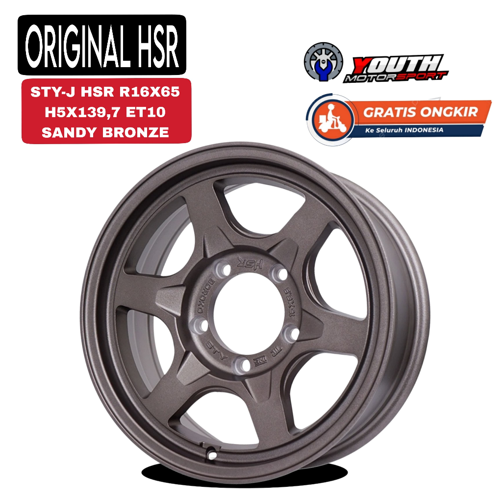 velg r16 original hsr sty untuk jimny,katana,feroza,taft dll