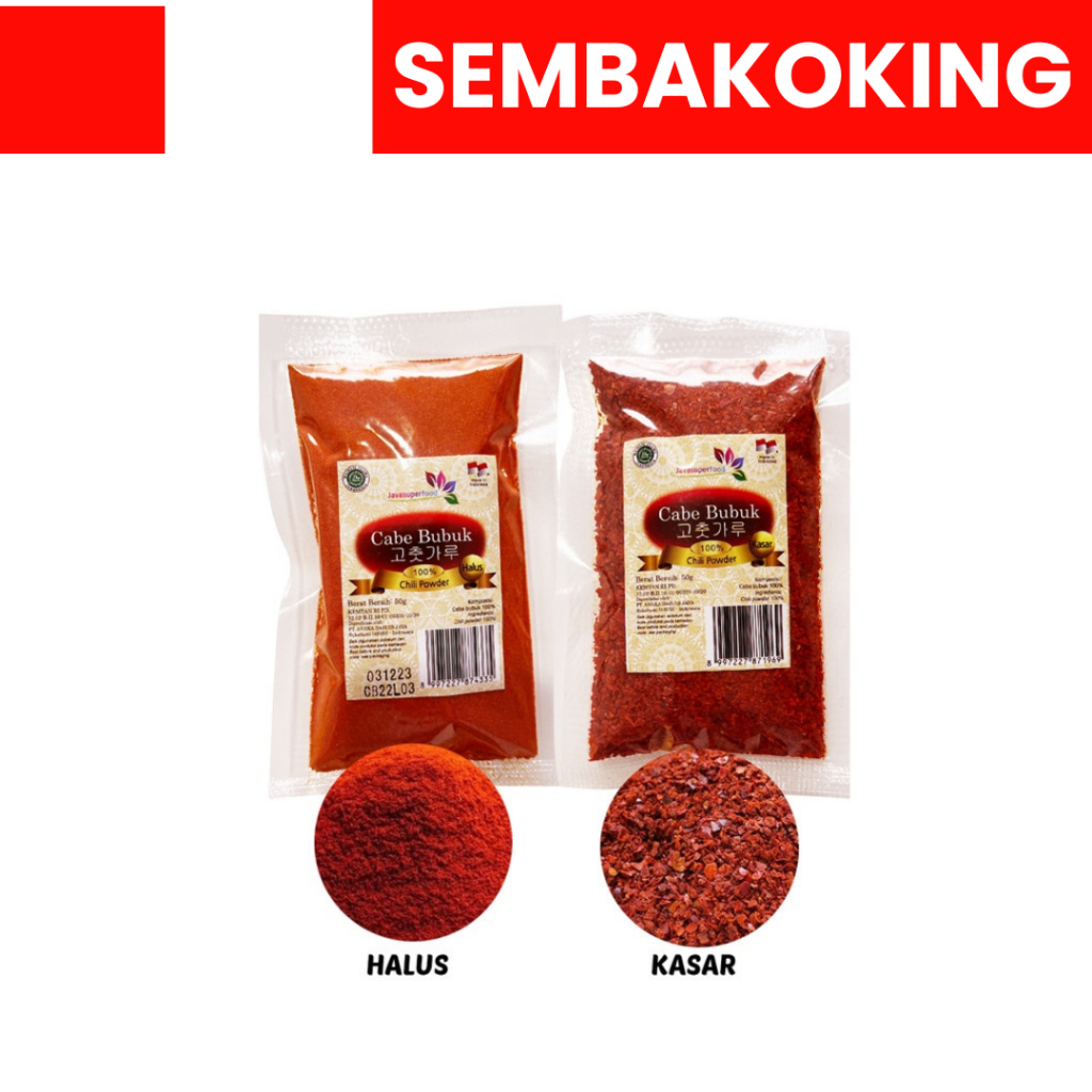 

GOCHUGURU BUBUK CABE CABAI RED PEPPER KOREA 50GR HALAL