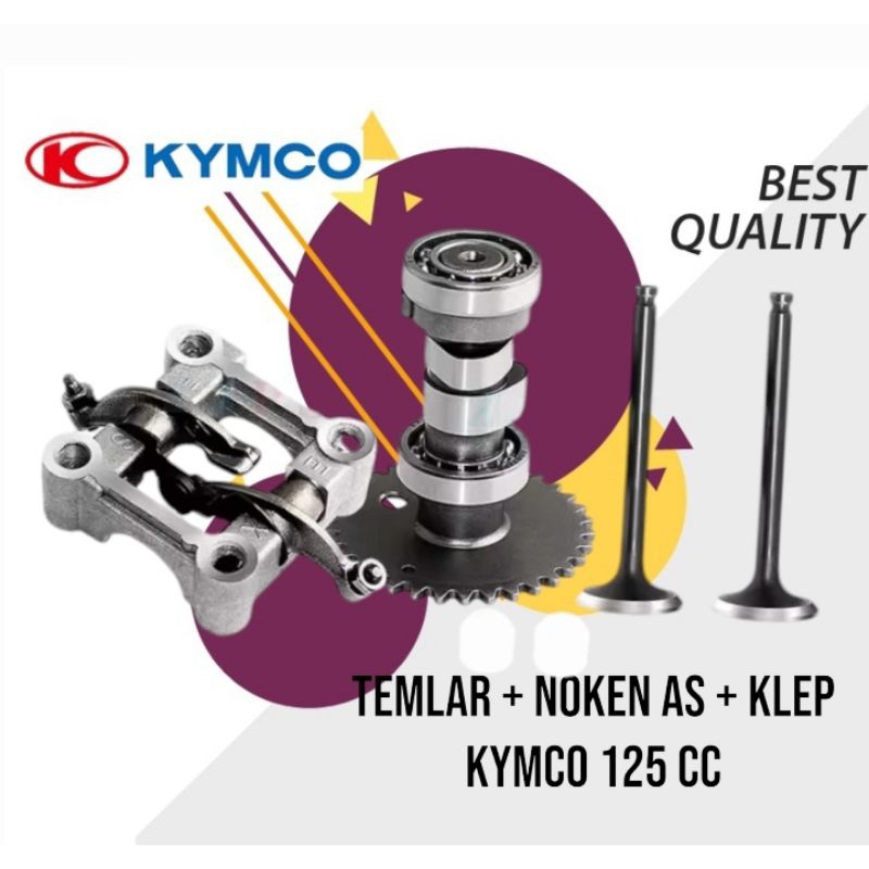 PELATUK TEMLAR + NOKEN AS + KLEP KYMCO 125 CC TREND 2000 METICA JETMATIC TREND SR