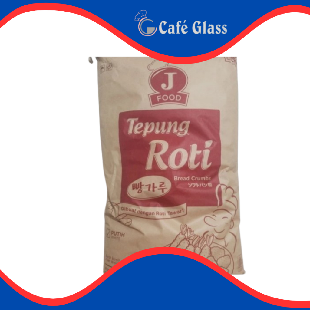 

J Food Tepung Roti Putih / Tepung Roti / Tepung Panir - Repack 500Gr