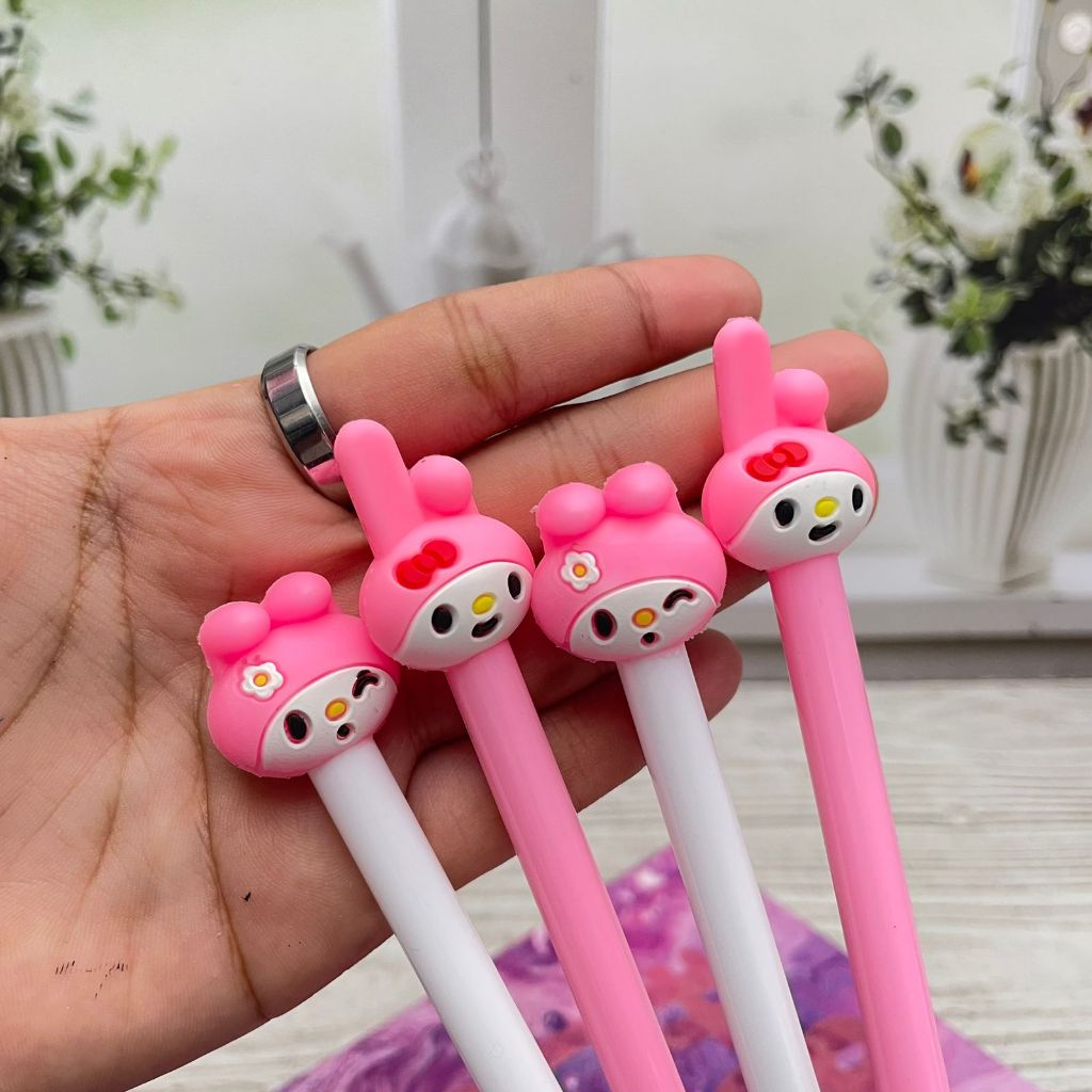 

Pulpen gel Melody Cute Lucu Warna Pink dan Putih Tinta Hitam / Pen My Melody Imut Unik Favorit Anak Cantik Estetik Stationary Fancy Kekinian Kualitas Terbaik Bisa Grosir dan COD Harga Termurah