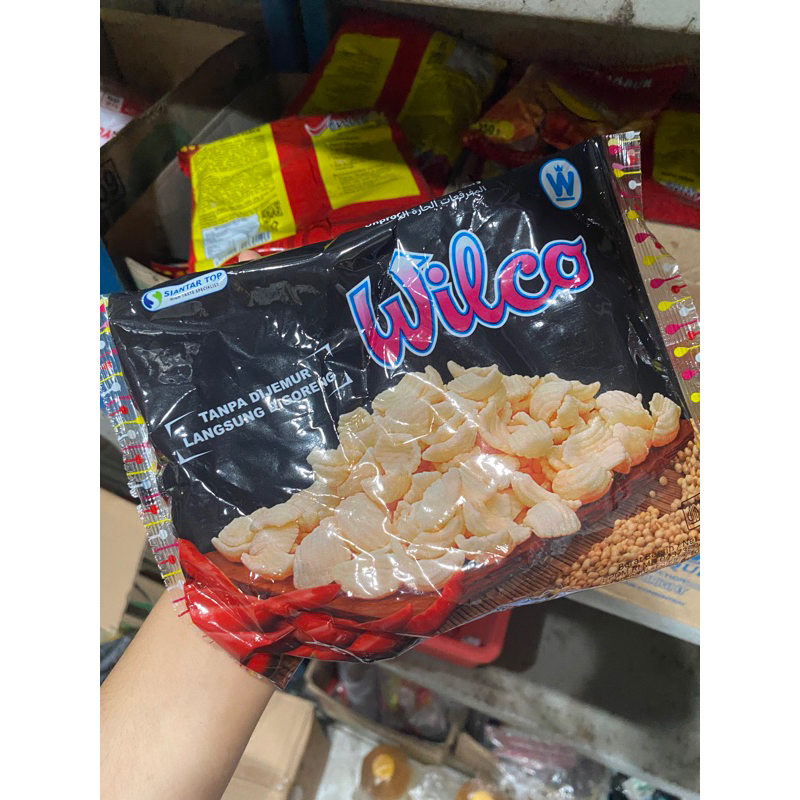 

kerecek kerupuk kerang krecek krupuk kerang wilco pedas gurih enak siap masak