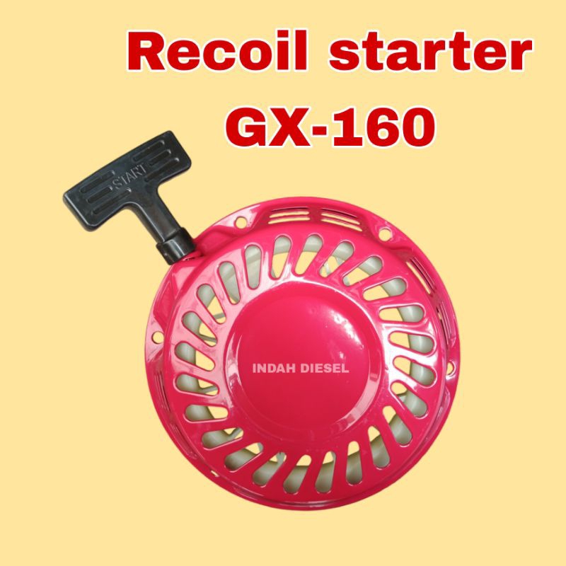 Recoil Starter Gx-160 / Engkol Mesin - Recoil starter mesin generator bendin gx-160