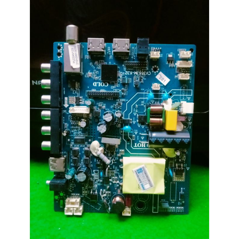 MB MAINBOARD TV LED POLYTRON PLD 24V123 - MB TV LED POLYTRON PLD 24V123