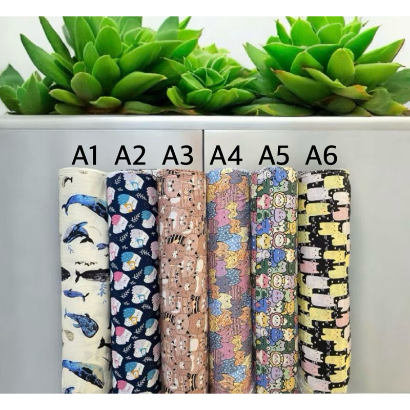 New Kain Katun Rayon Motif Premium, bahan baju gamis daster mukena