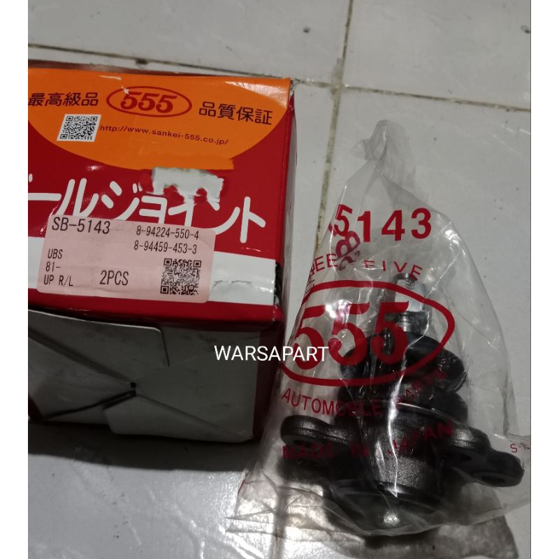 Ball Joint Atas Panther kotak & panther touring