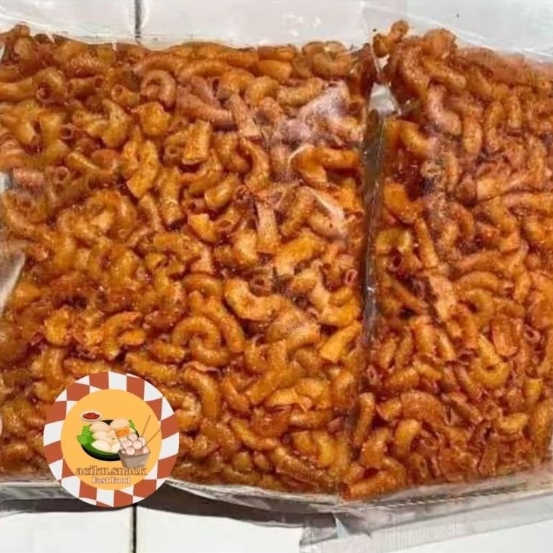 

(TERMURAH) MAKARONI BANTET KRIUK 1KG EXTRA PEDES DAUN JERUK / MAKARONI CIKRUH