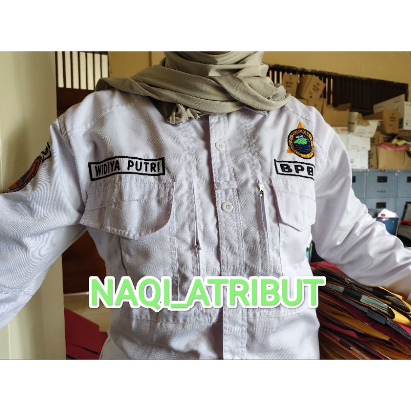 KEMEJA TACTICAL BPBD KEMEJA LAPANGAN BPBD FULL BORDIR BISA COSTUM