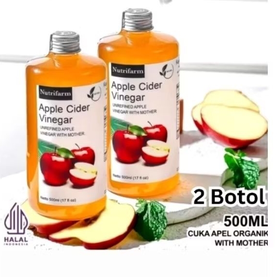 

BUNDLE APLE CIDER VINEGAR 2btl 500ML SUDAH BPOM