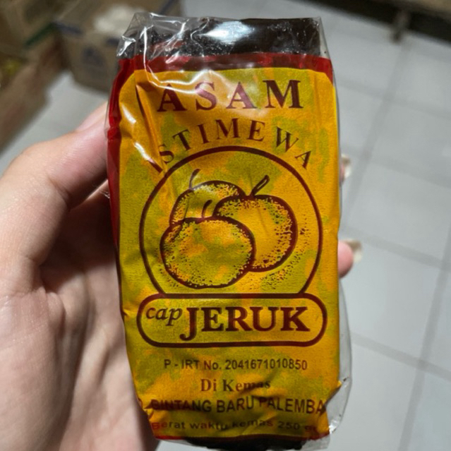 

ASAM JAWA ISTIMEWA CAP JERUK 250gr