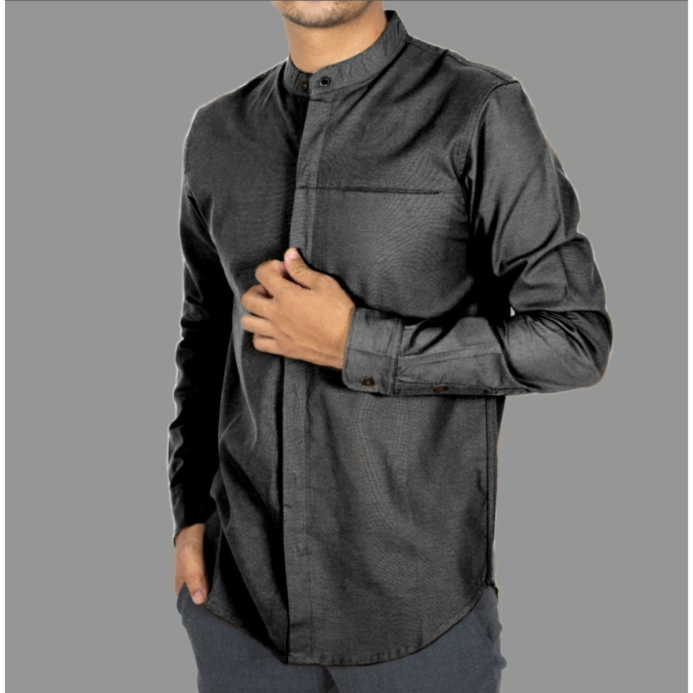 KOKO POLOS TANPA SAKU LENGAN PANJANG BIGSIZE