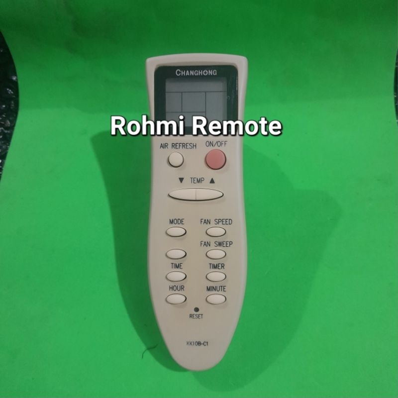REMOTE REMOT AC CHANGHONG AIR FRESH KK10B-C1 ORIGINAL ASLi