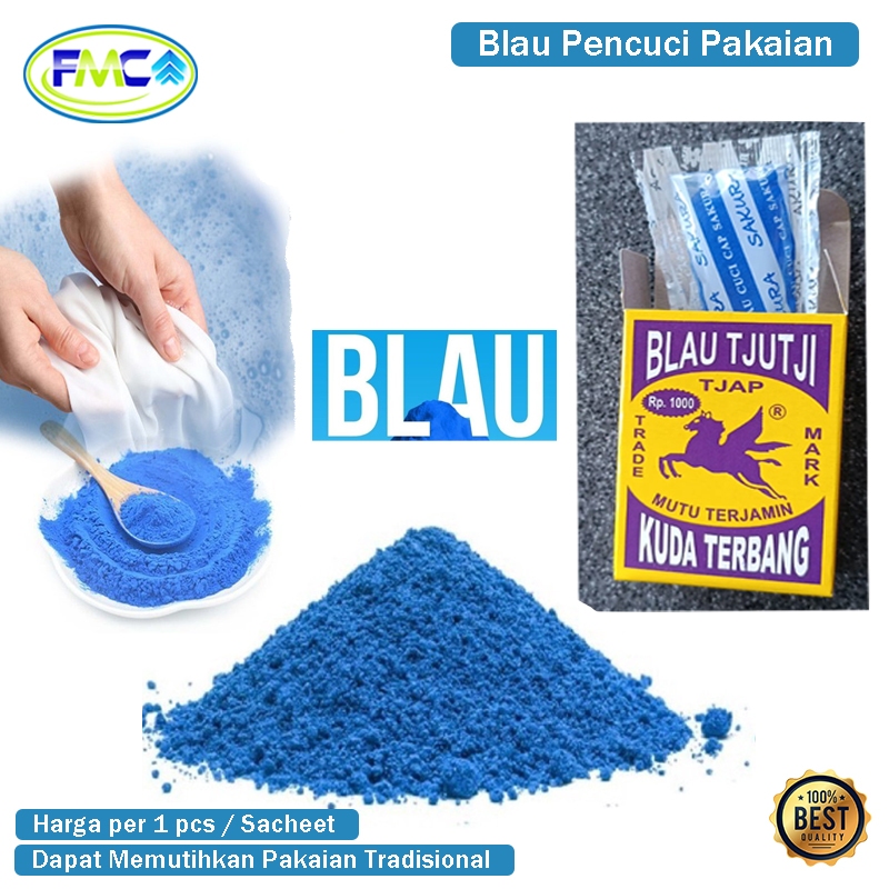 Blau Cuci Pemutih Pakaian Blao Pakaian Blau Bulao Pencerah Pakaian Putih Per Pcs Belau Cuci Bubuk Bl