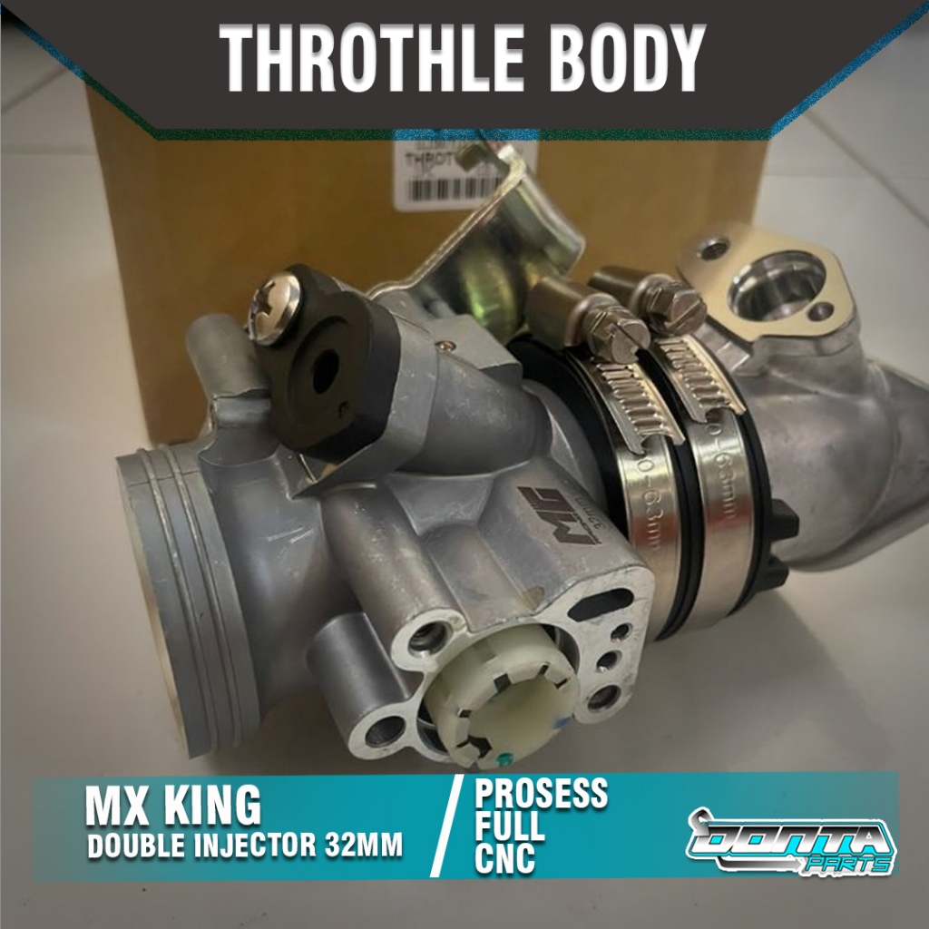 Tb thottel body mxking doubel injector 32mm