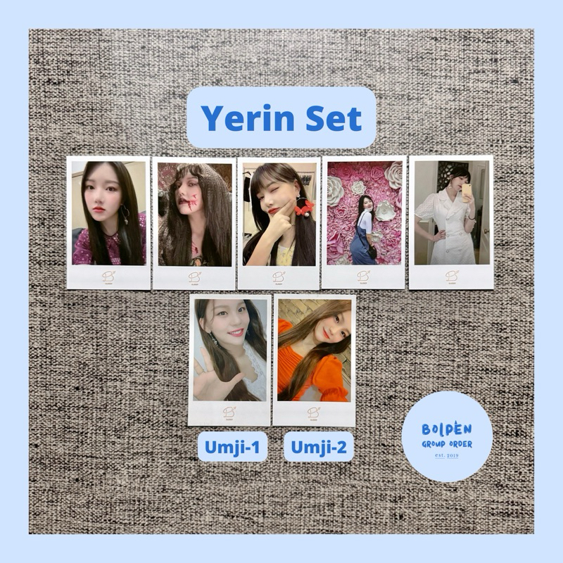 [READY STOCK] Polaroid Photocard GFRIEND 3rd Global Buddy Membership Kit 2020 Sowon Yerin Eunha Yuju