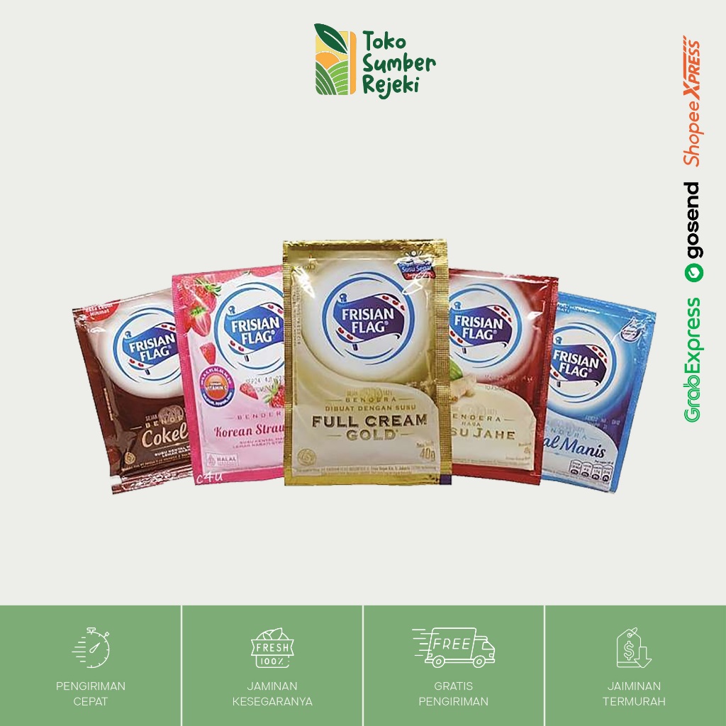 

Susu Frisian Flag / Susu Bender Kental Manis Sachet All Varian - Toko Sumber Rejeki Yogyakarta