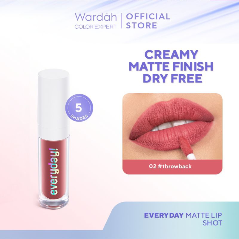Wardah Everyday! Matte Lip Shot Lip Cream ORI