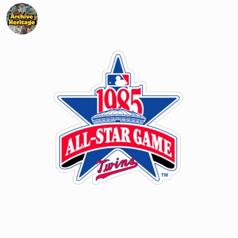 

sticker MLB All Star Game logo major league baseball vintage retro stiker