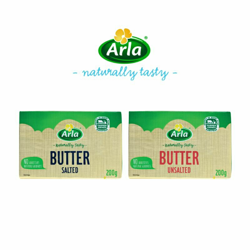 

Arla Butter Salted & Unsalted 200g