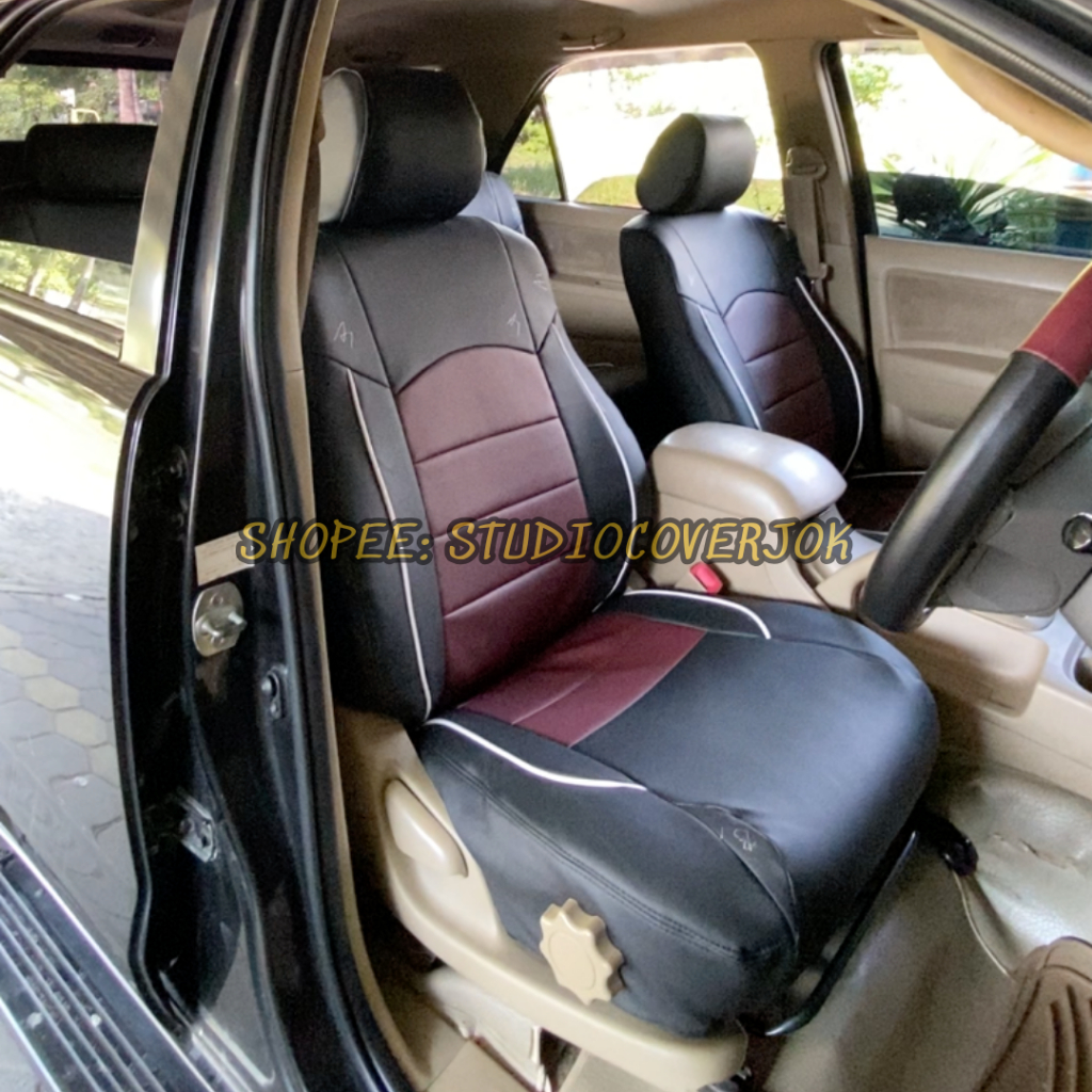 SARUNG JOK MOBIL BAHAN CHEROKEE FORCE 3 BARIS DATSUN GO PANCA