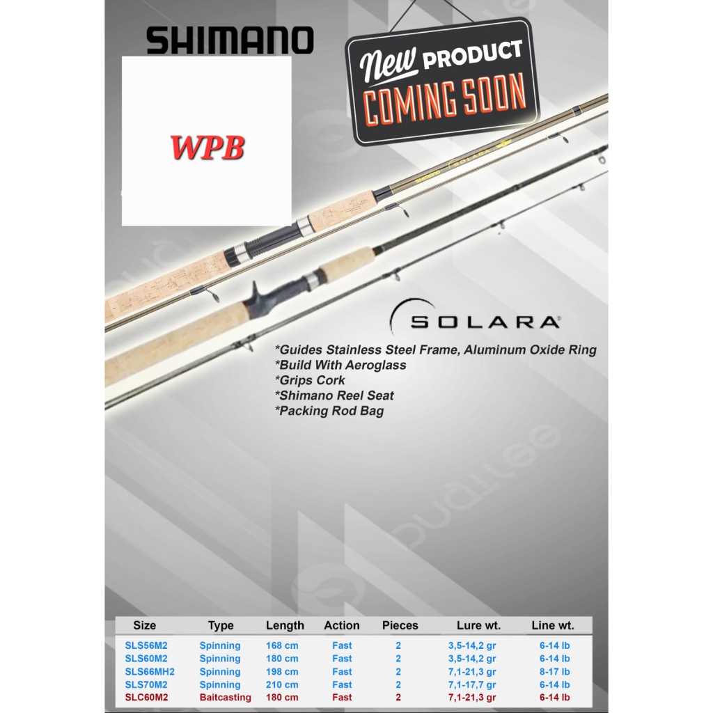 Rod SPINNING SHIMANO SOLARA