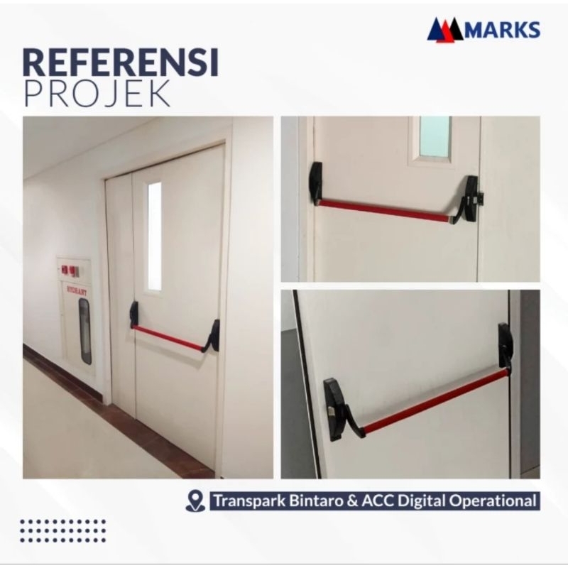 MARKS FDH 001 - Panic Bar Painted Steel