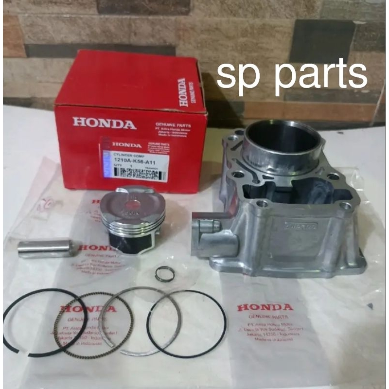 BLOK SEHER KOMPLIT K56 CYLINDER HEAD HONDA CB150R NEW LED SONIC 150 SUPRA GTR 150 ORIGINAL
