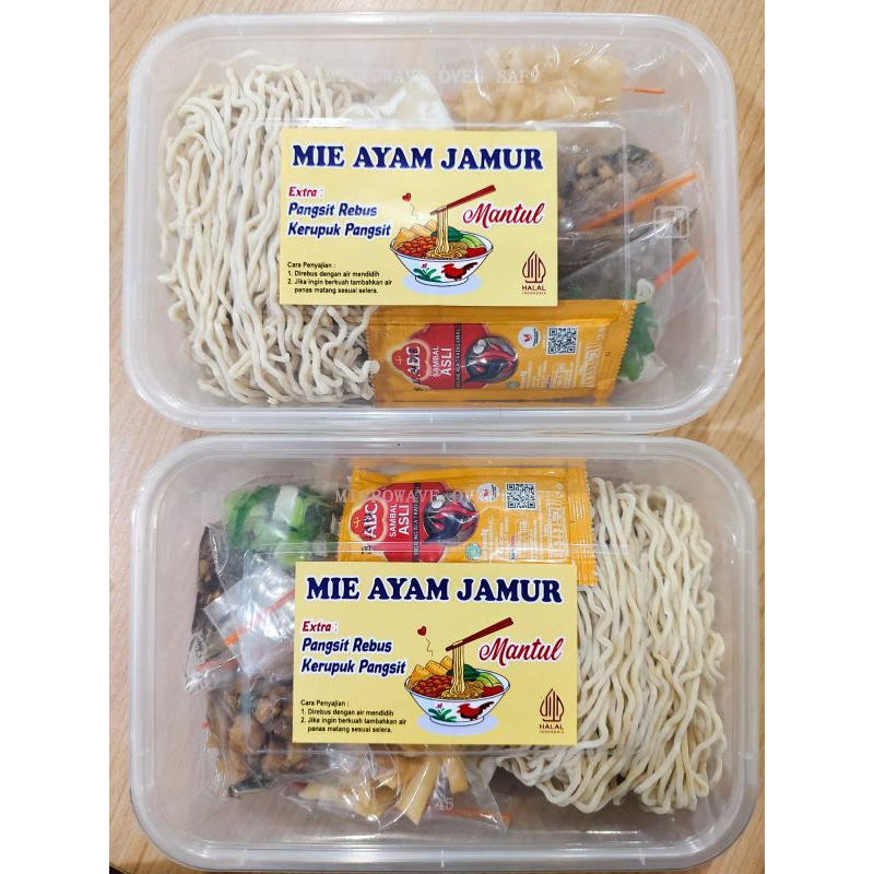 

Mie Ayam Jamur Praktis Ala Bakmi GM Isi Banyak Komplit