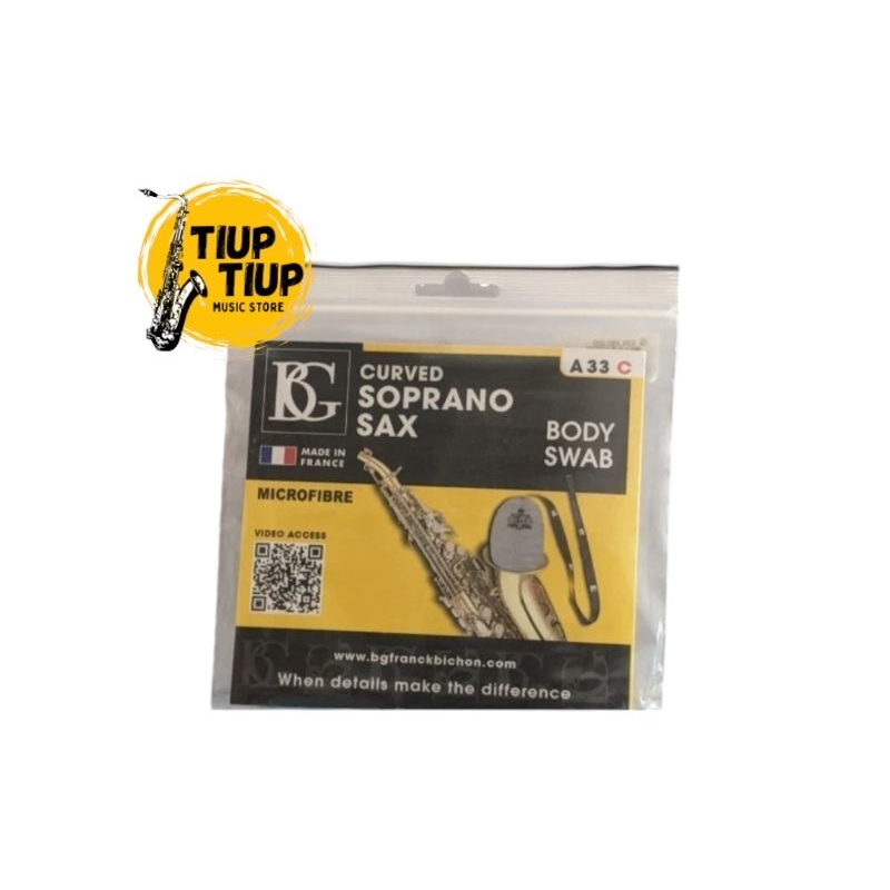 BG SWAB CURVED SOPRANO SAXOPHONE (A33C)